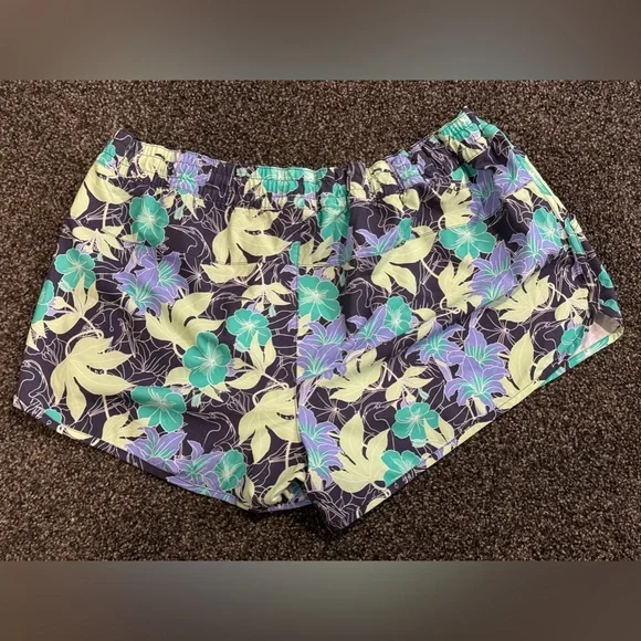 Columbia Gray Green Floral Shorts With Pockets Size XXL Extra Large - Picture 4 of 5